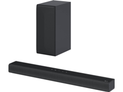 Soundbar LG S60Q (2.1 - 300 W - Subwoofer Sin cables - Negro)