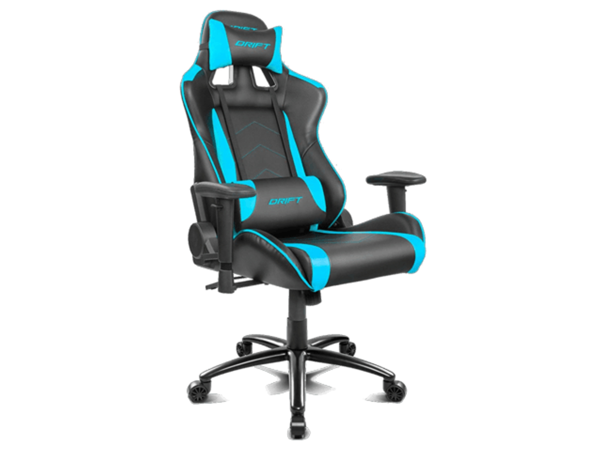 Silla Gaming DRIFT DR150 (Hasta 150 kg - Elevador a Gas Clase 4 - Negro)