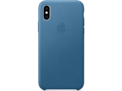 Carcasa APPLE iPhone Xs Leather Azul