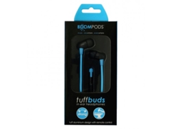 Auriculares con cable BOOMPODS Tuffbuds (In ear - Micrófono - Azul)