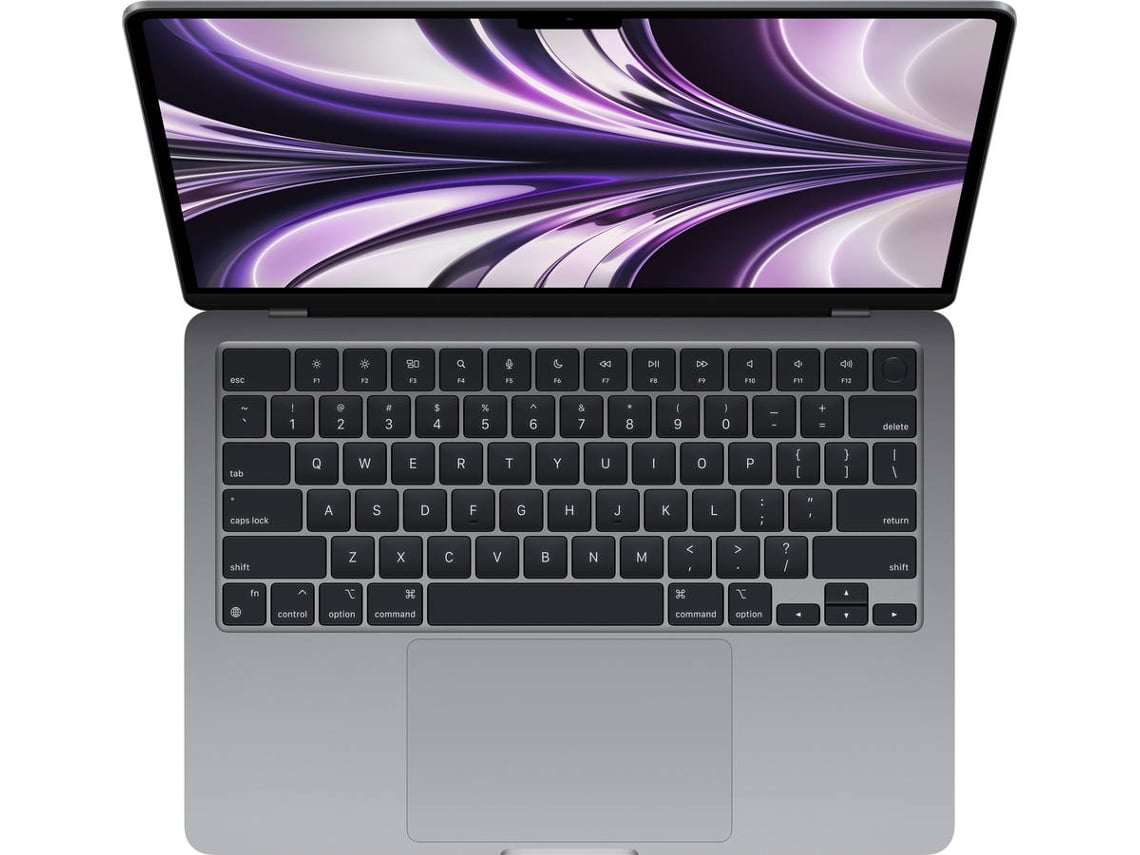 MacBook Air APPLE Gris Espacial (13'' - Apple M2 8-Core - RAM: 16