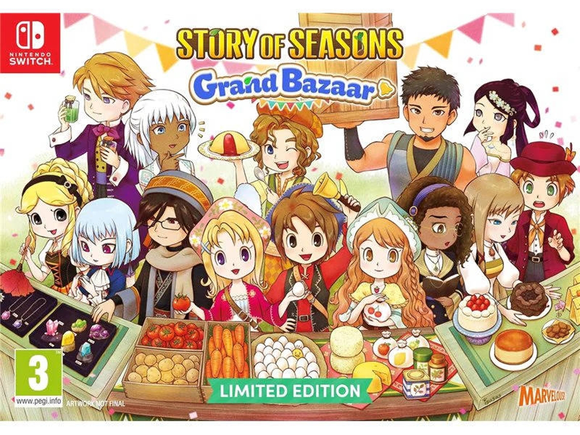 Juego Nintendo Switch Story Of Seasons: Grand Bazaar - Edición Lenticular