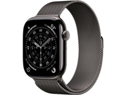  APPLE Watch Series 11 GPS + Cellular 46 mm Titanio Pizarra con Correa Deportiva Negro (Tamaño M/L)