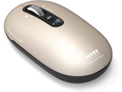 Ratón inalámbrico PORT DESIGNS Pure Mac (3200 ppp - Beige)