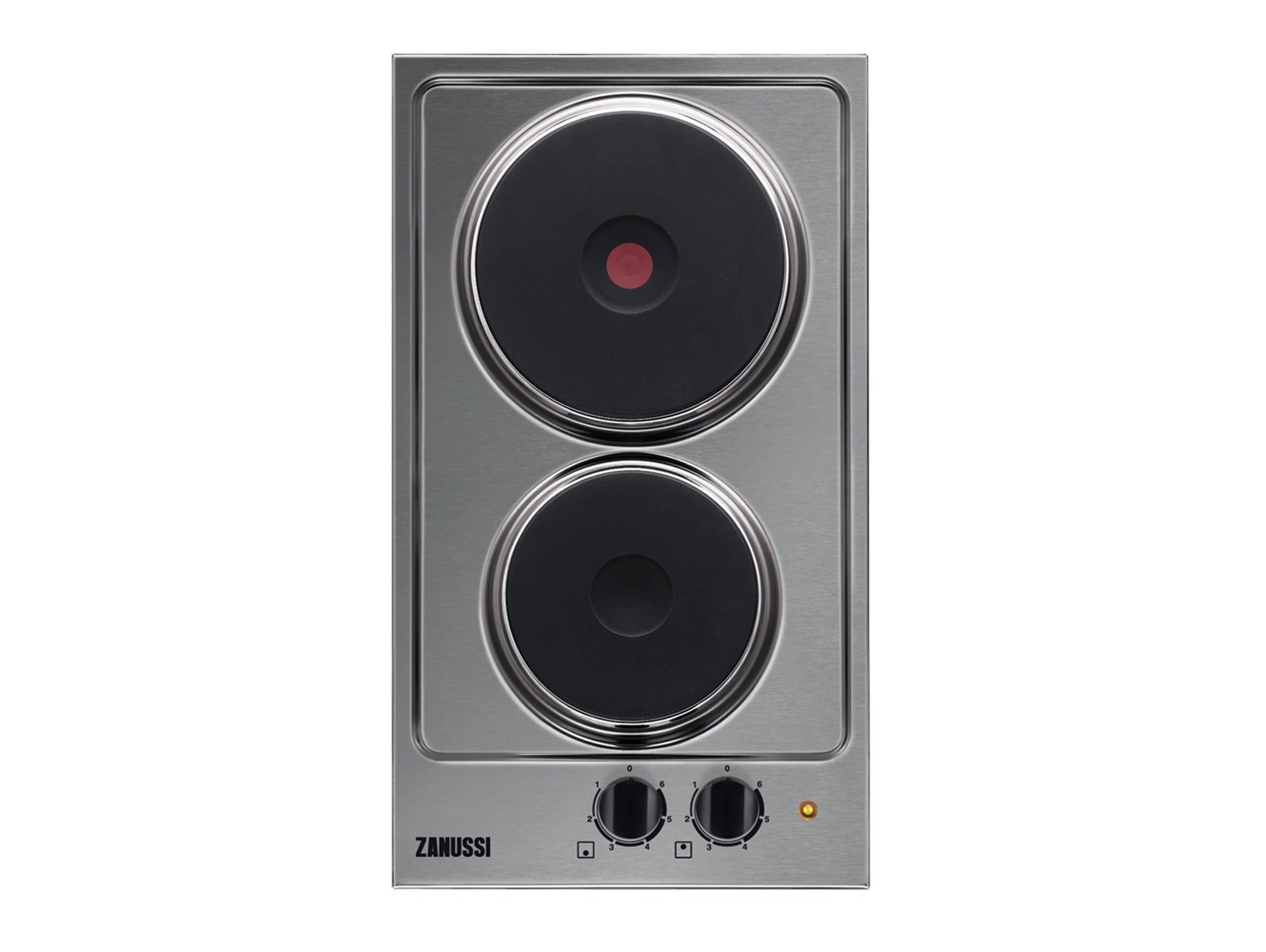 Placa de Discos Eléctricos ZANUSSI ZEE3921IXA (Foco Eléctrico - 29 cm - Inox)