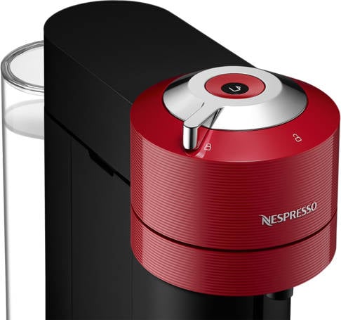 Cafetera de Cápsulas KRUPS Nespresso Vertuo Next XN9105 Rojo