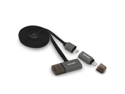Cable USB Carga/Sincronización Negro M FUJIPOWER