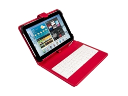 Funda Universal 9-10.1'' Teclado SILVERHT Rojo