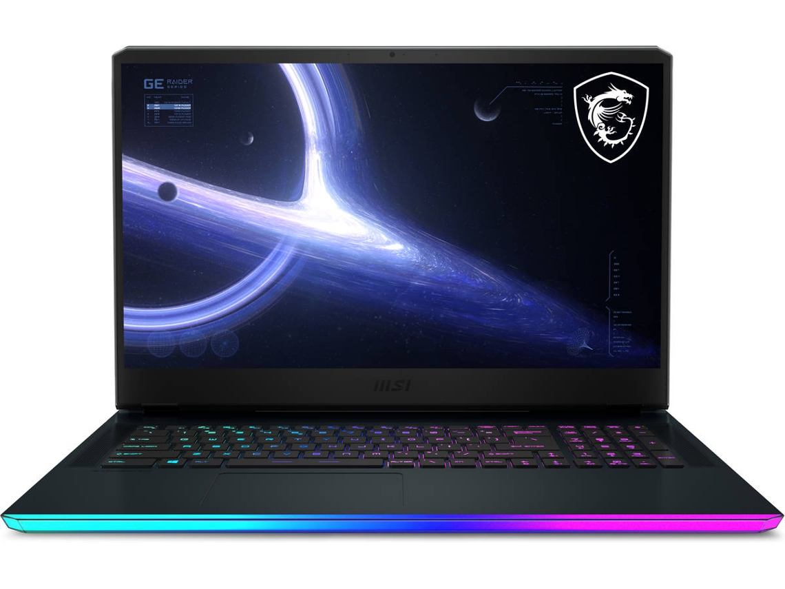 Portátil Gaming MSI GE76 Raider 11UH-230ES (Intel Core i9-11980HK - NVIDIA GeForce RTX 3080 - RAM: 64 GB - 2 TB SSD - 17.3'')
