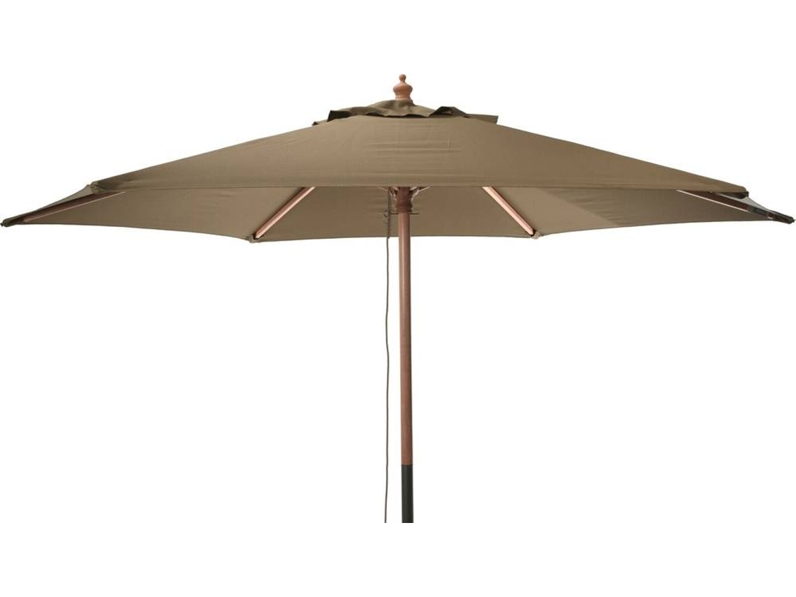 Sombrilla de Madera 250 TAUPE