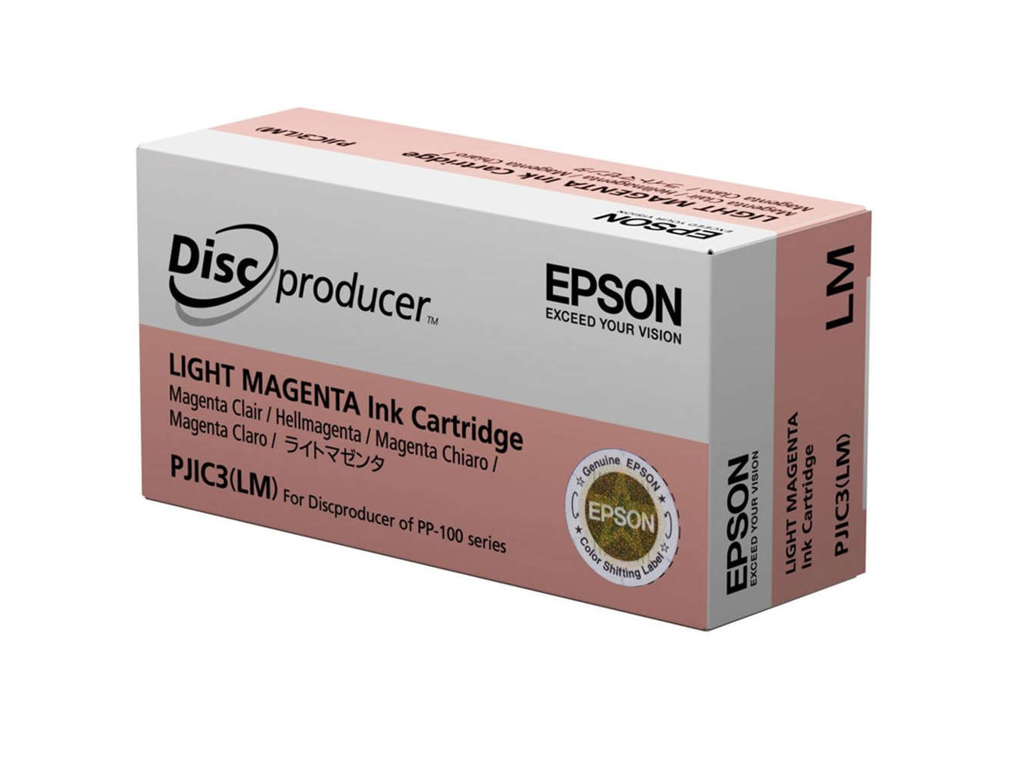 Cartucho de Tinta Original EPSON C13S020449  SP100 Magenta Claro para PP-100 DiscProduce