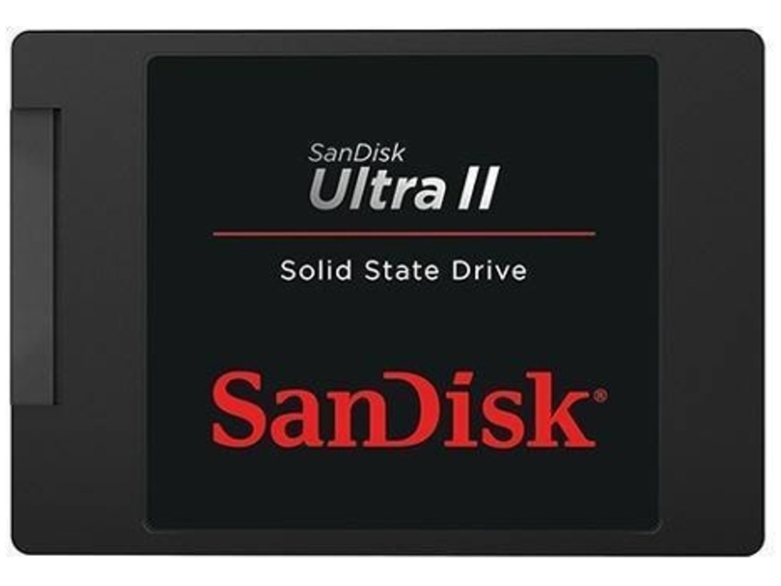 Disco SSD Interno SANDISK Ultra II (Caja Abierta - 480 GB - SATA - 550 MB/s)