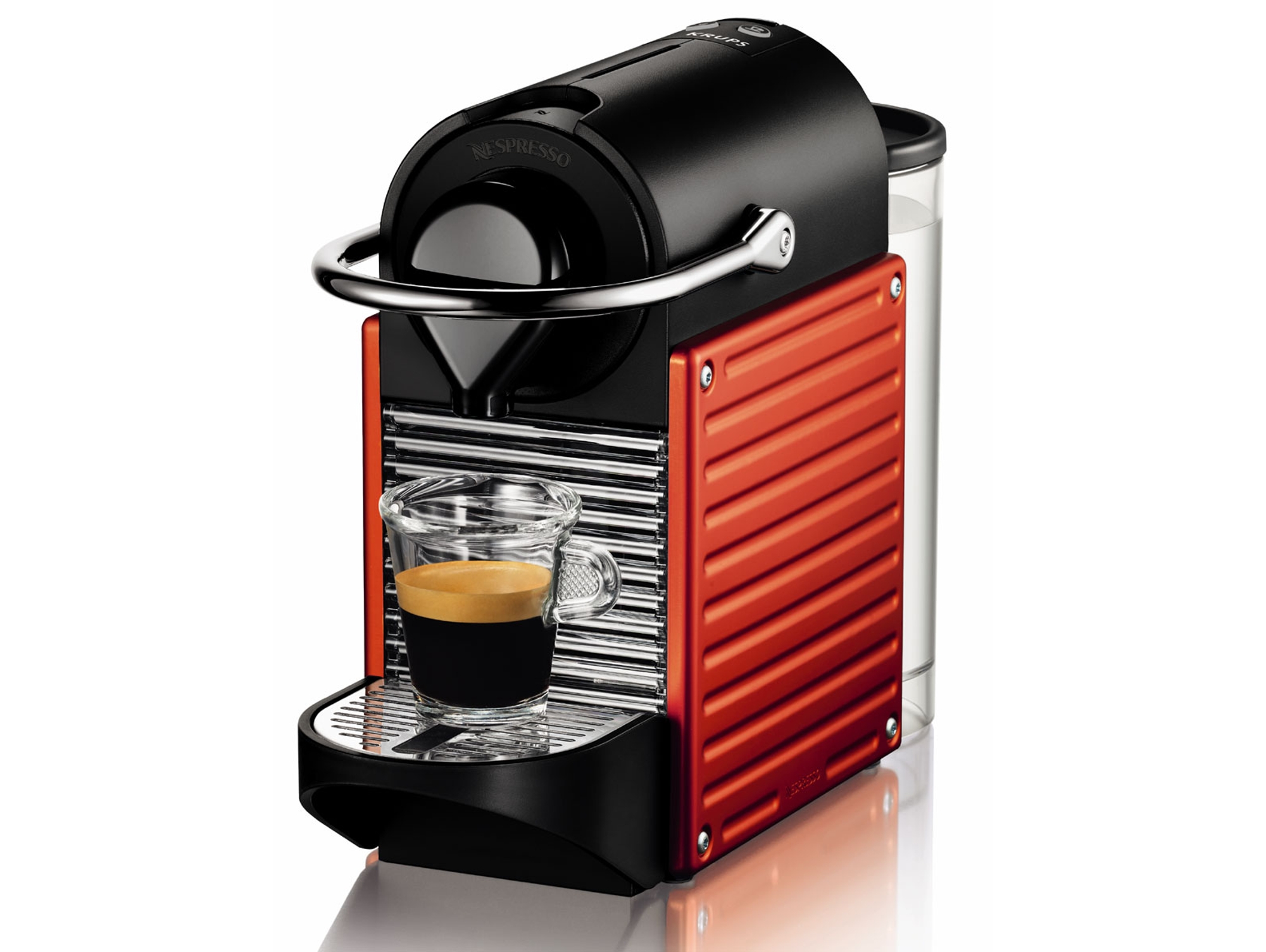 Cafetera de Cápsulas KRUPS Nespresso Pixie XN3006P0  Rojo