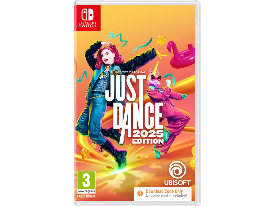 Juego Nintendo Switch Just Dance 2025 (Código de descarga en la