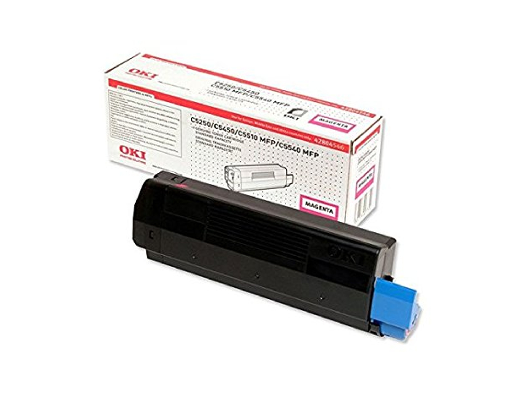Cartucho de Tóner OKI  42804546 Magenta  para C5150n, 5250dn, 5250n, 5450dn, 5450n, 5500n, 5510 MFP, 5510n MFP, 5540 MFP