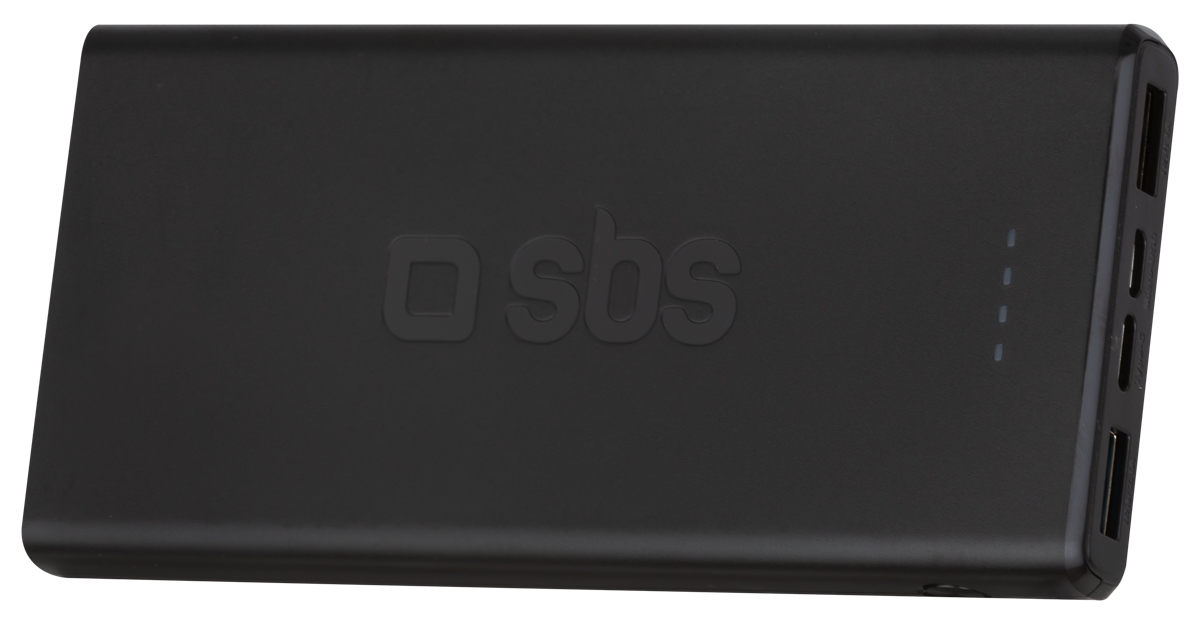 Powerbank SBS TTBB10000FASTK (10000 mAh - 2 USB - Negro)