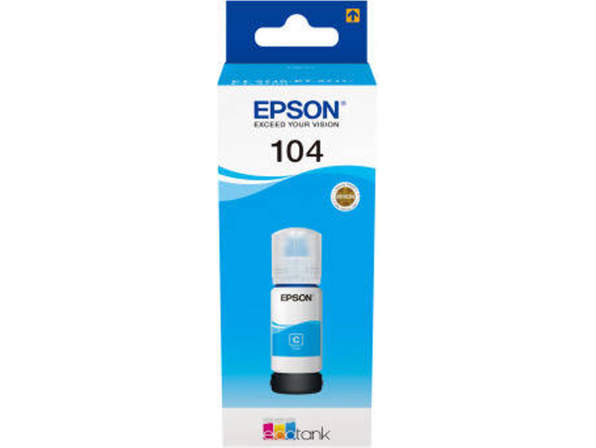 Cartucho EPSON 104 Eco Tank C13T00P240 Azul
