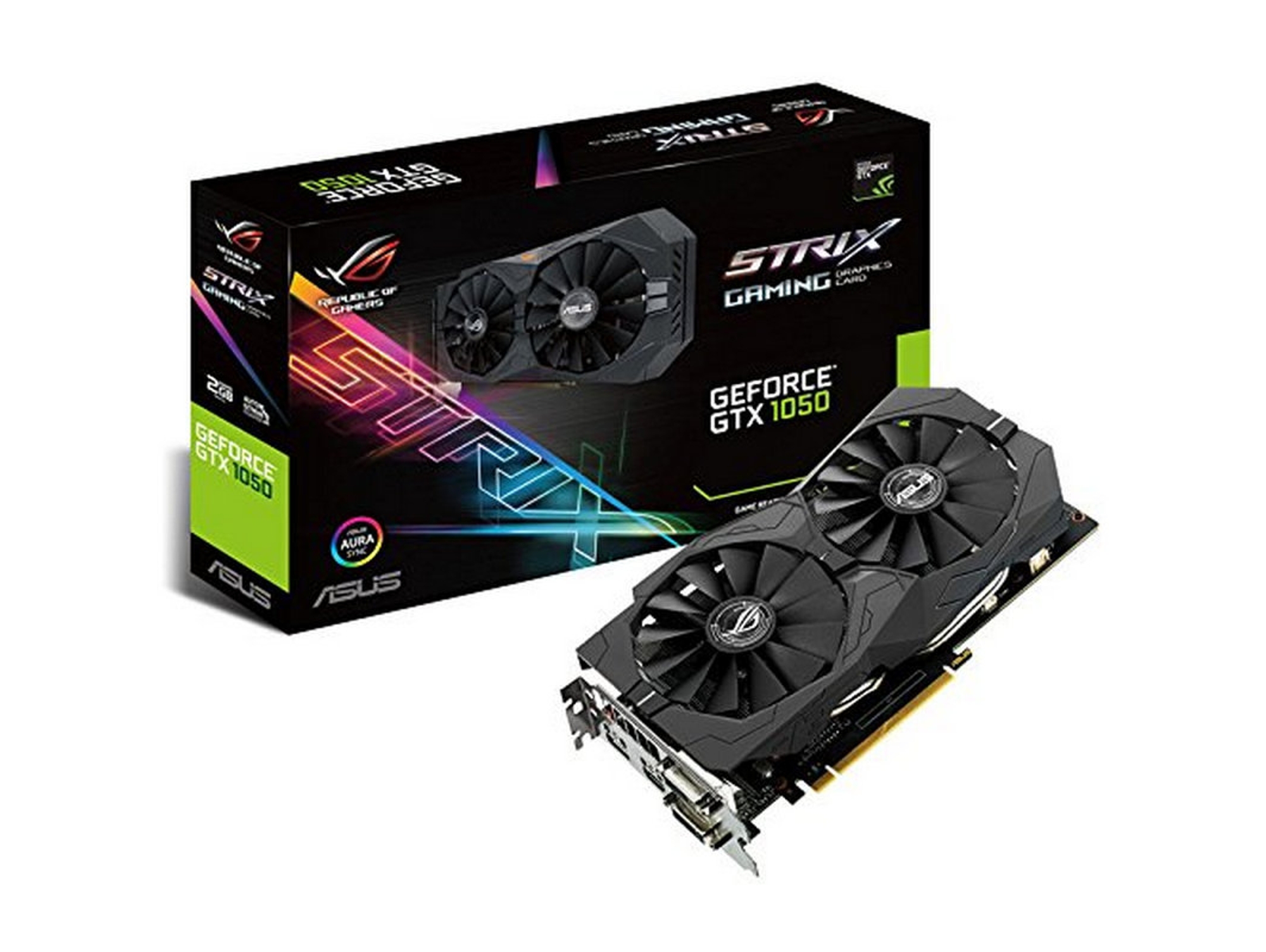 Tarjeta Gráfica nVidia ASUS GeForce STRIX GTX 1050 OC 2GB DDR5