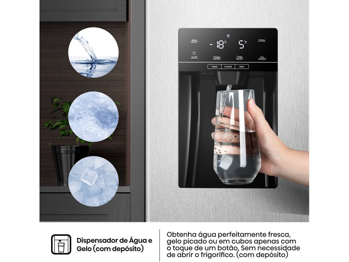 Frigorífico Americano HISENSE INOX RS650N4AC2 (No Frost - 178 cm