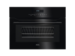 Horno Microondas AEG CombiQuick KME761000B (43 L - 59.4 cm - Hidrolítico - Negro)