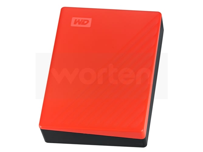 Disco HDD Externo WESTERN DIGITAL My Passport Worldwide (Rojo - 4 TB - USB 3.0)