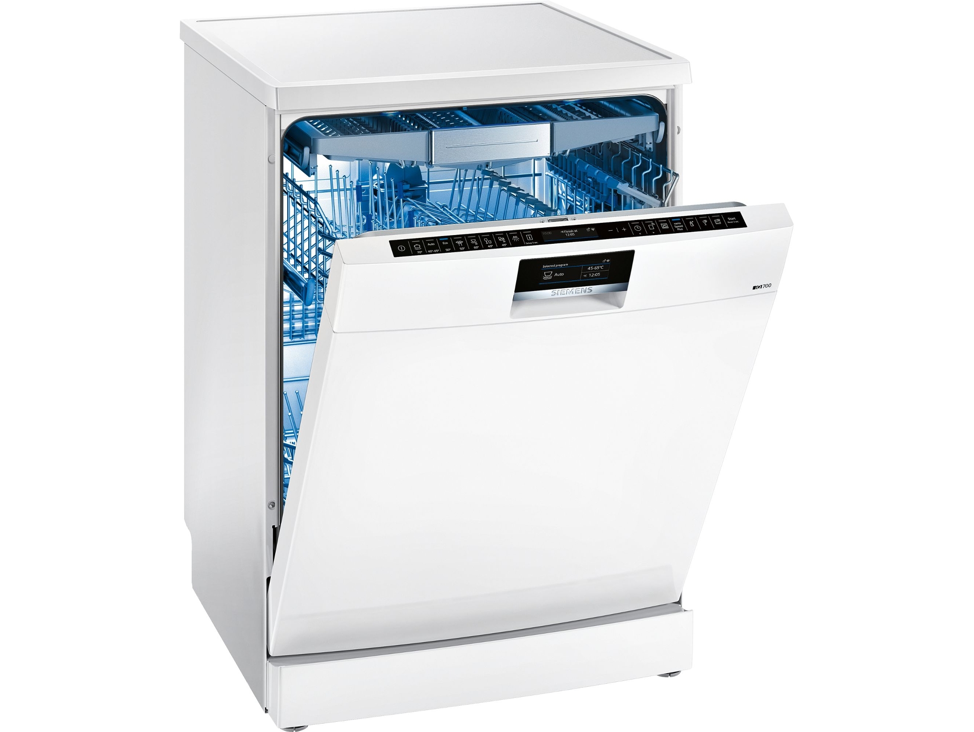 Lavavajillas SIEMENS SN278W36TE iQ700  (13 cubiertos - 60 cm - Blanco)