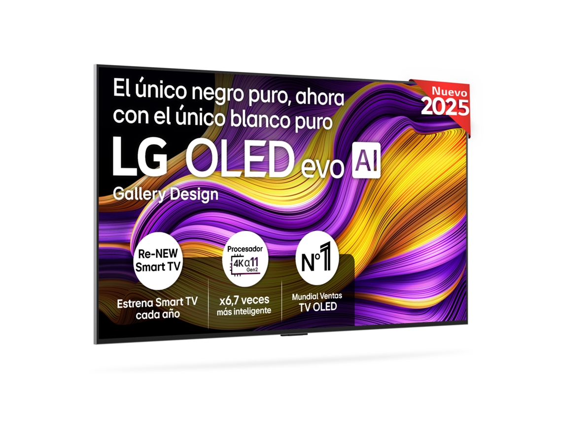 TV LG OLED55G54LW (OLED Evo Gallery - 55'' - 140 cm - 4K Ultra HD - Smart TV)