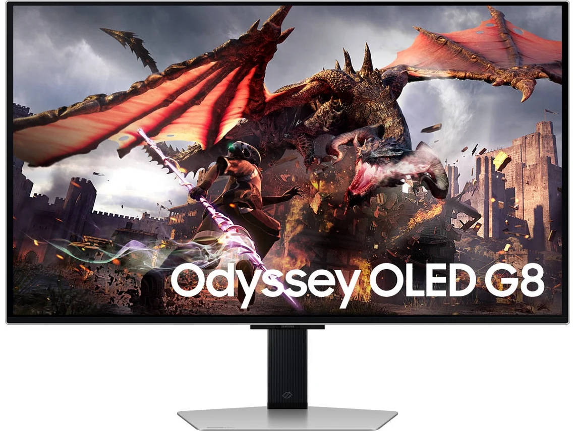 Monitor Gaming SAMSUNG Odissey OLED G8 LS32DG802SUXEN  (32" - 240 Hz - 4K UHD - Gris)