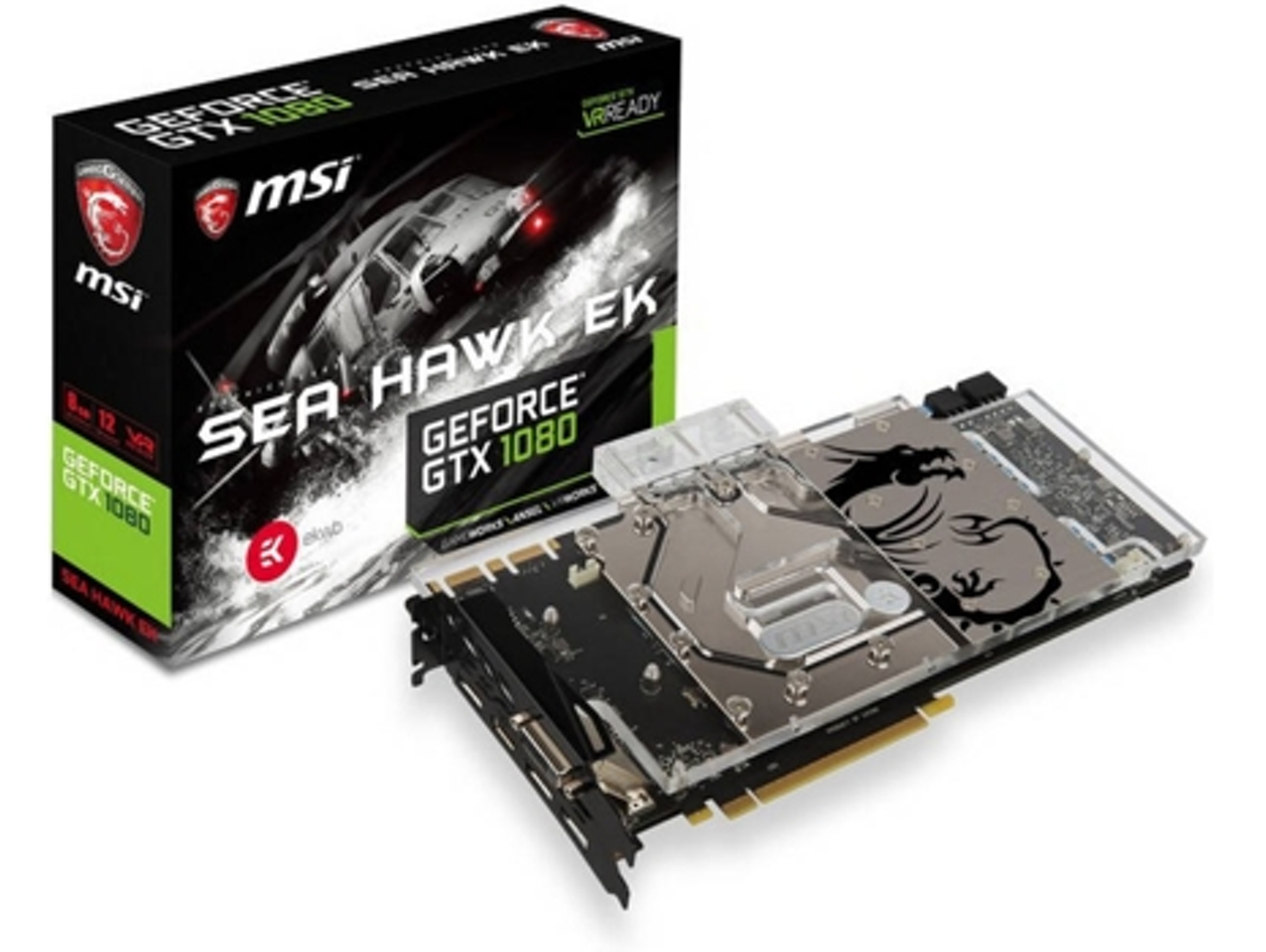 Tarjeta Gráfica nVidia MSI GeForce GTX1080 SEA HAWK EK X 8GB GDDR5X