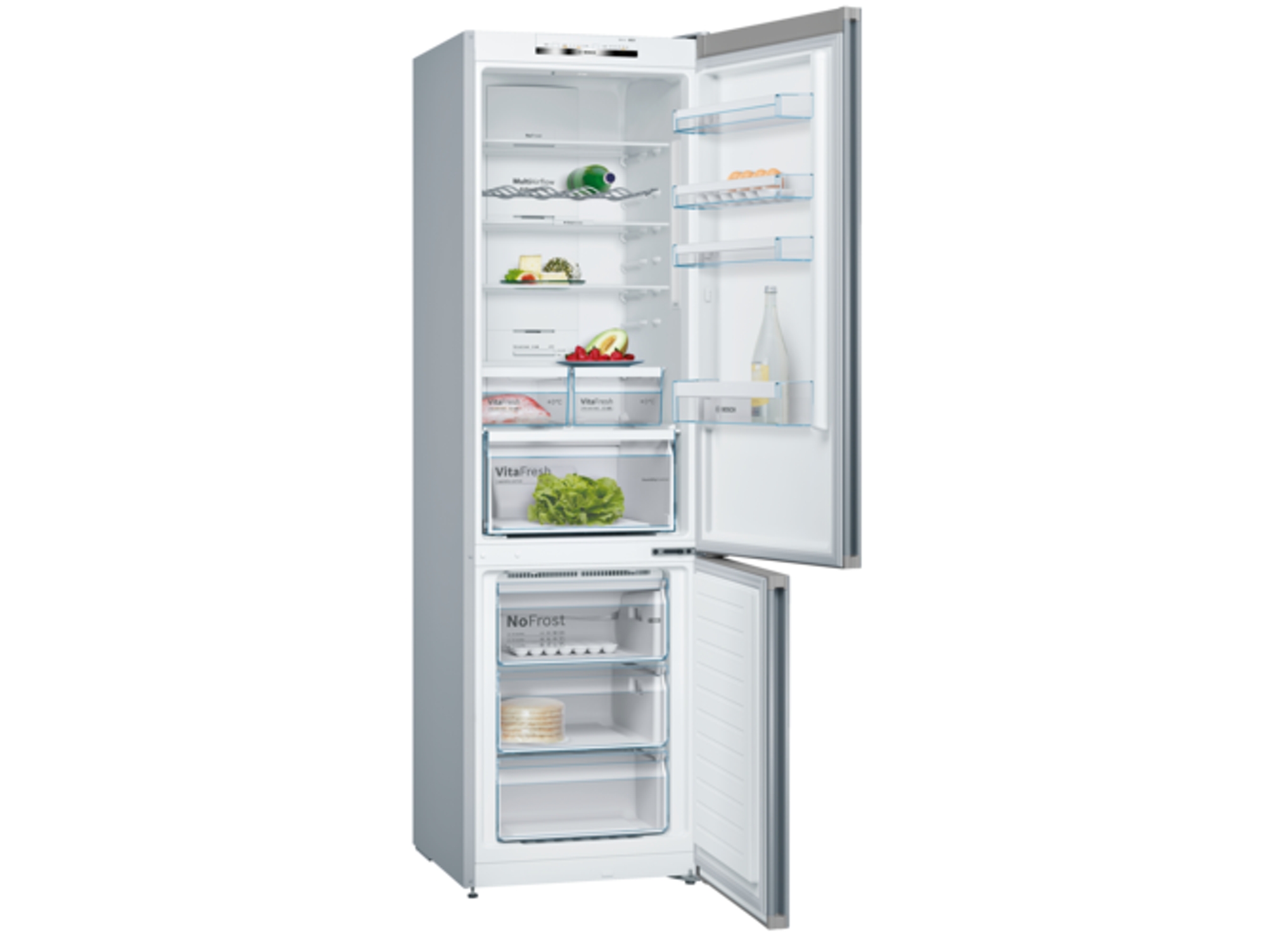 Frigorífico Combi BOSCH KGN39VI3A (No Frost - 203 cm - 366 L - Inox)