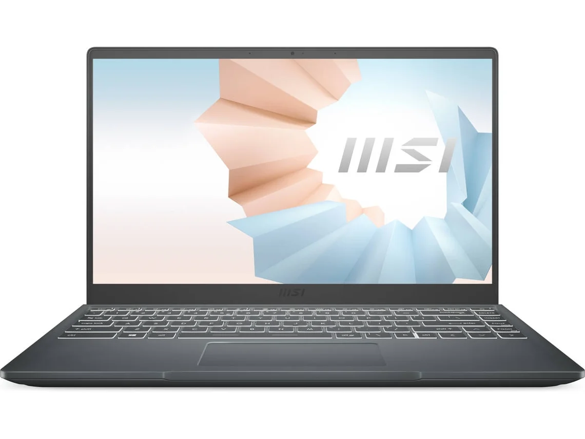 Portátil MSI Modern 14 B10RBSW-420XES (14'' - Intel Core i7-10510U - RAM: 16 GB - 512 GB SSD - NVIDIA GeForce MX350)