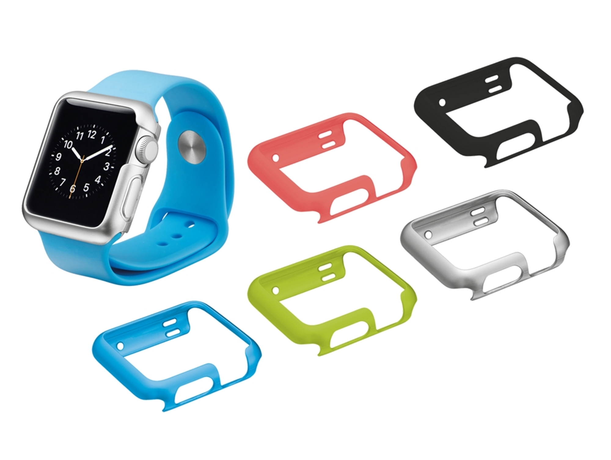 Pack 5 carcasas TRUST Urban slim Apple Watch 42mm 5 colores