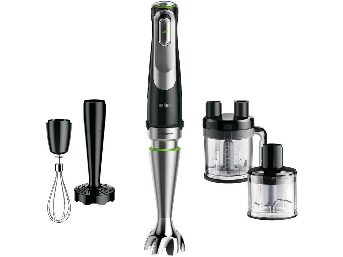 Batidora de Mano + Accesorios BRAUN MQ9187XLI MultiQuick 9 (1200 W - Negro)