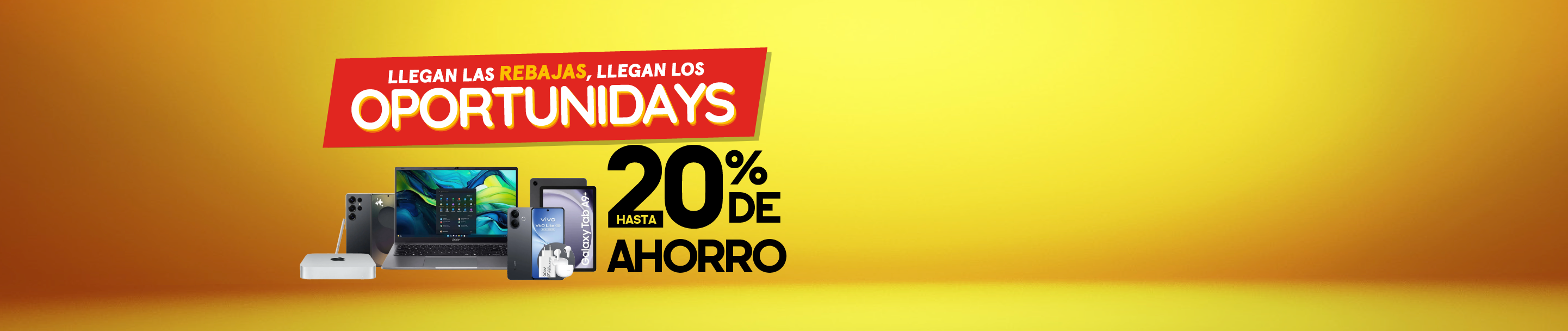 Oportunidays - Hasta 20% en ordenadores, smartphones, smartwatches y tablets