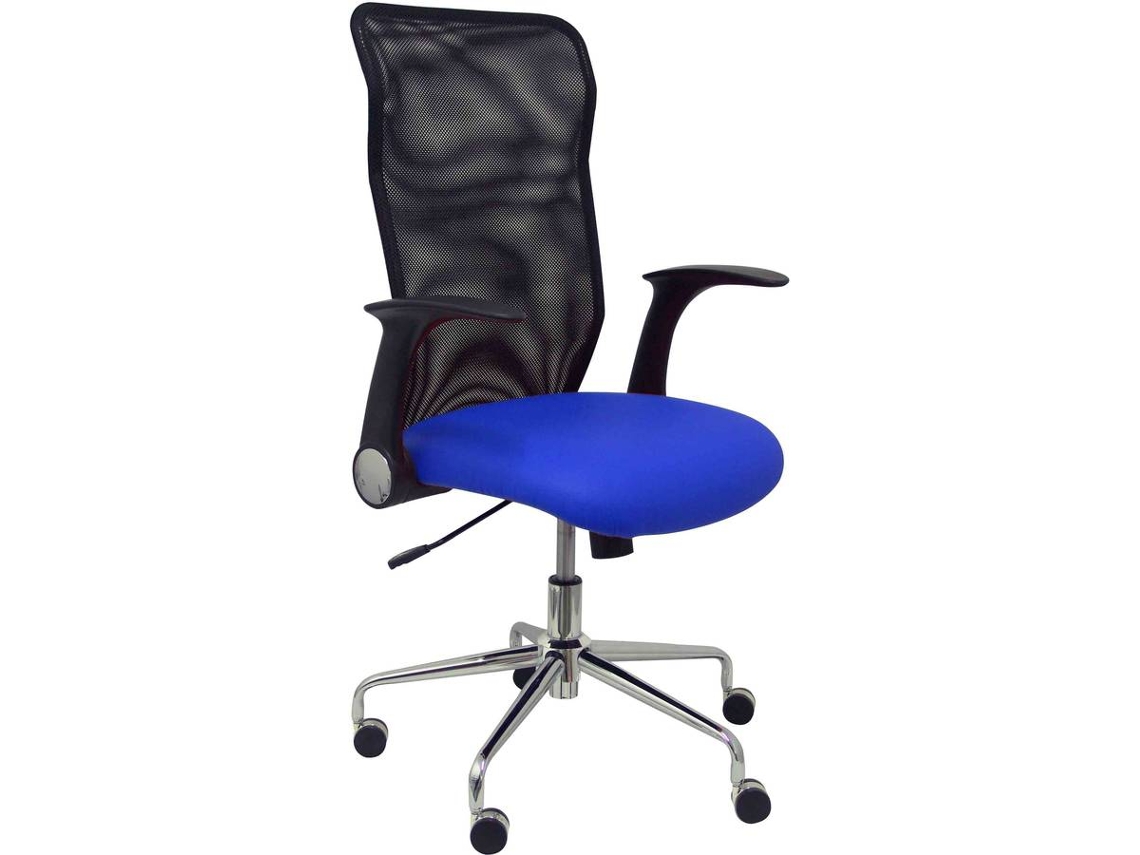 Silla Operativa PYC Minaya Azul (Brazos Ajustables - Malla)