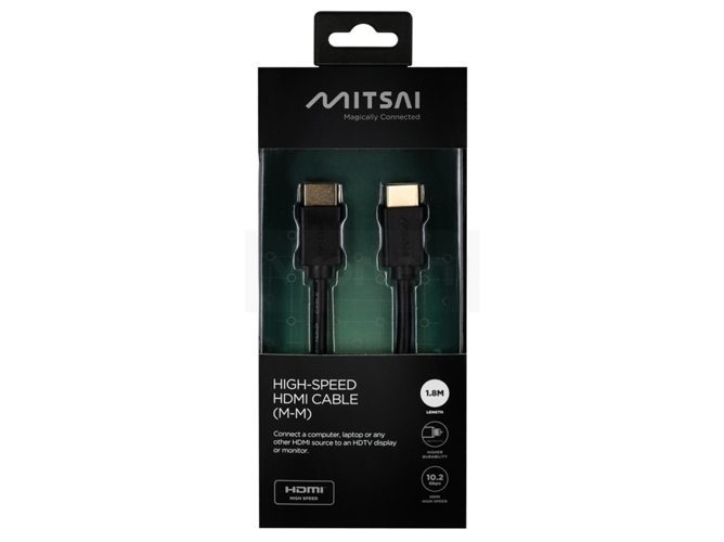 Cable HDMI MITSAI (1.8m - Negro)