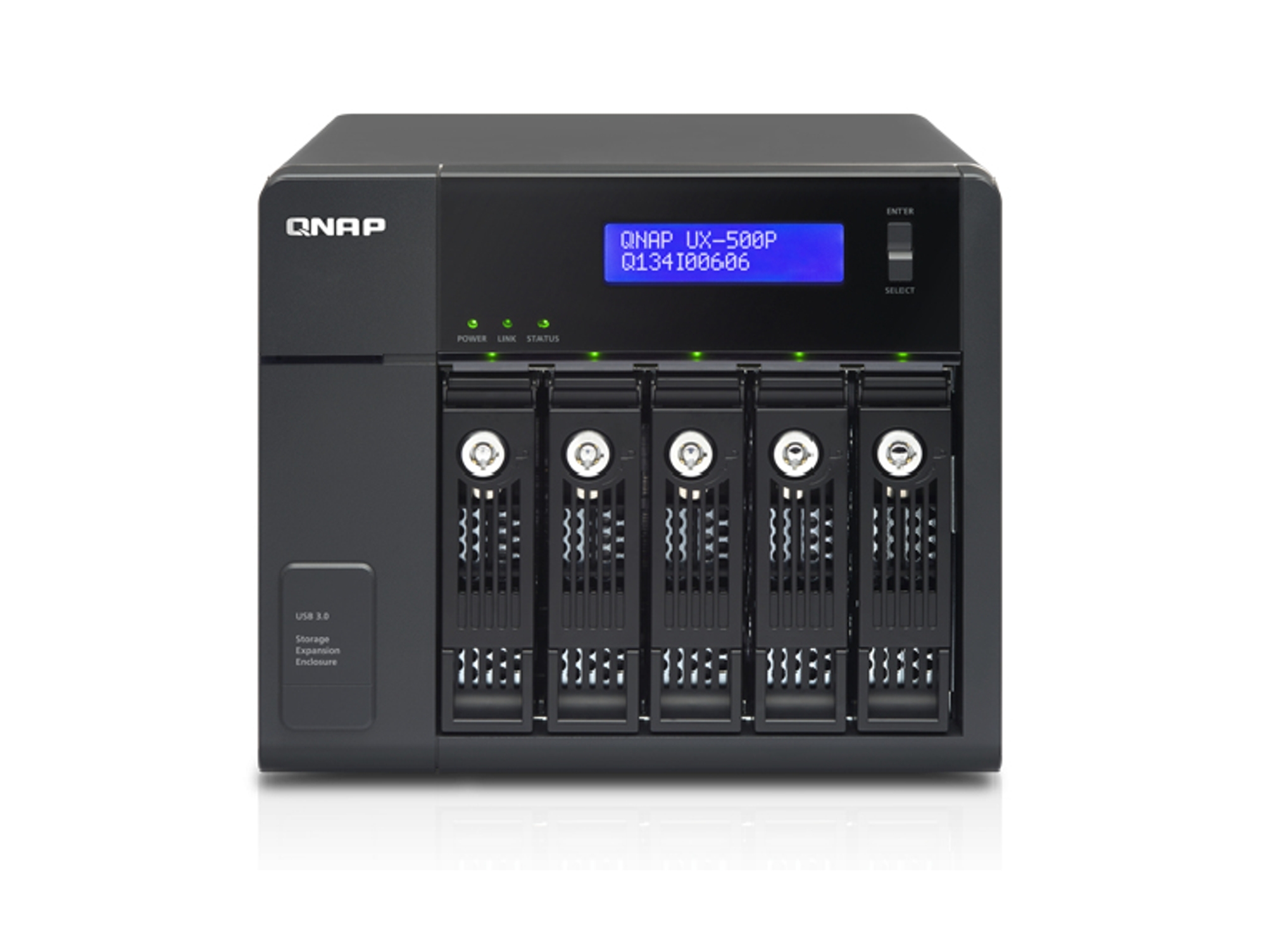NAS QNAP Ux-500P (5 BahÃ­as - 0 TB)
