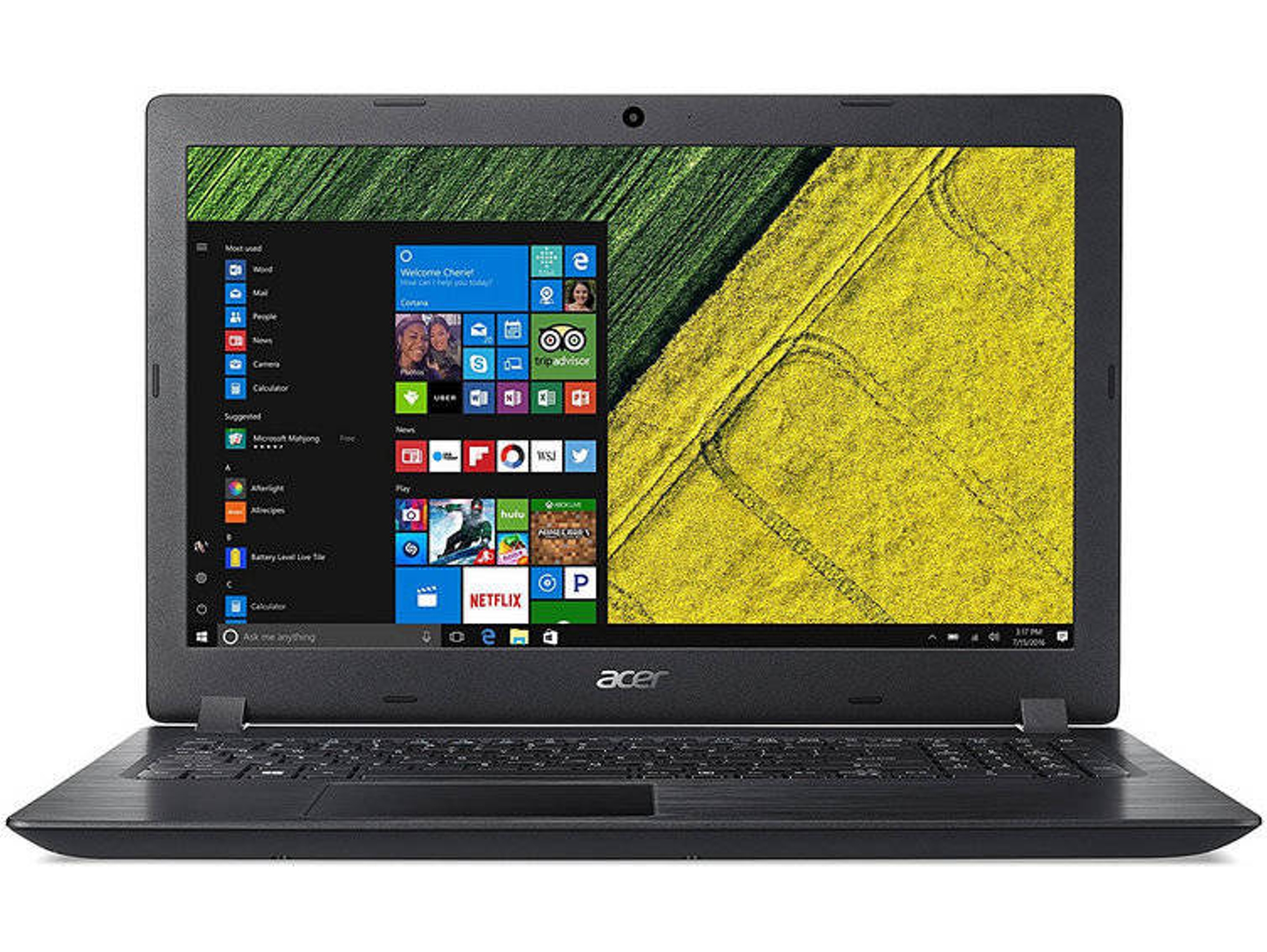 Portátil ACER Aspire 3 A315-33-C876 - NX.GY3EB.012 (15.6'' - Intel Celeron N3060 - RAM: 4 GB - 1 TB HDD - Intel HD 400)