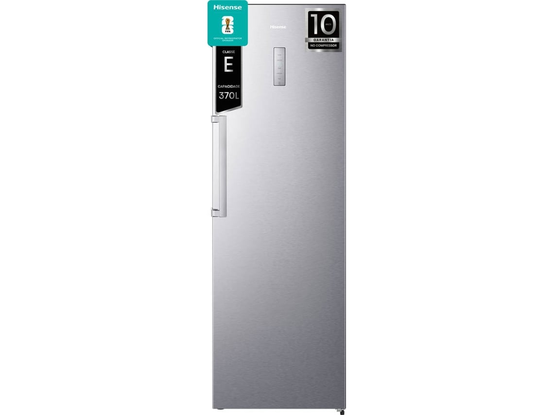 Frigorífico 1 puerta HISENSE RL481N4BIE (No Frost - 185.5 cm - 355 L - Inox)