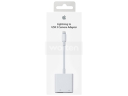 Adaptador APPLE MK0W2ZM/A (iPad - Lightning - USB)