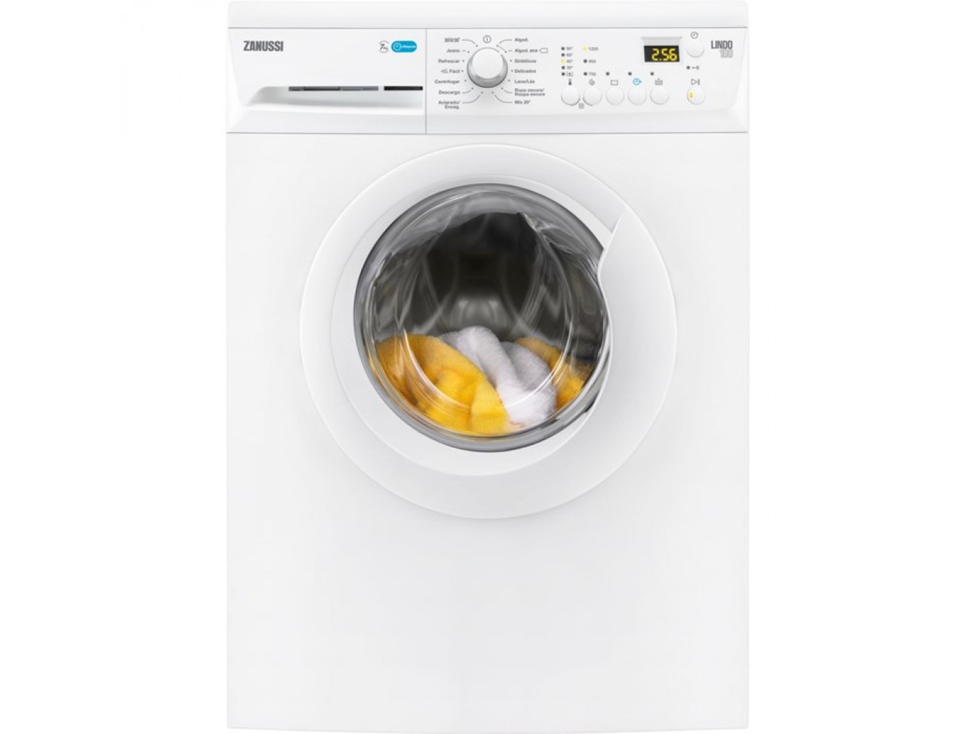 Lavadora ZANUSSI ZWF71243W (7 kg - 1200 rpm - Blanco)