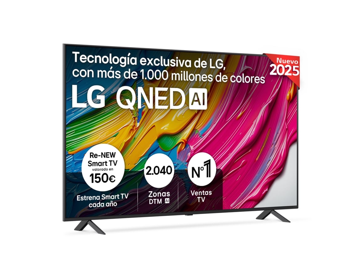TV LG 65QNED80A6A (QNED AI - 65'' - 165 cm - 4K Ultra HD - Smart TV)