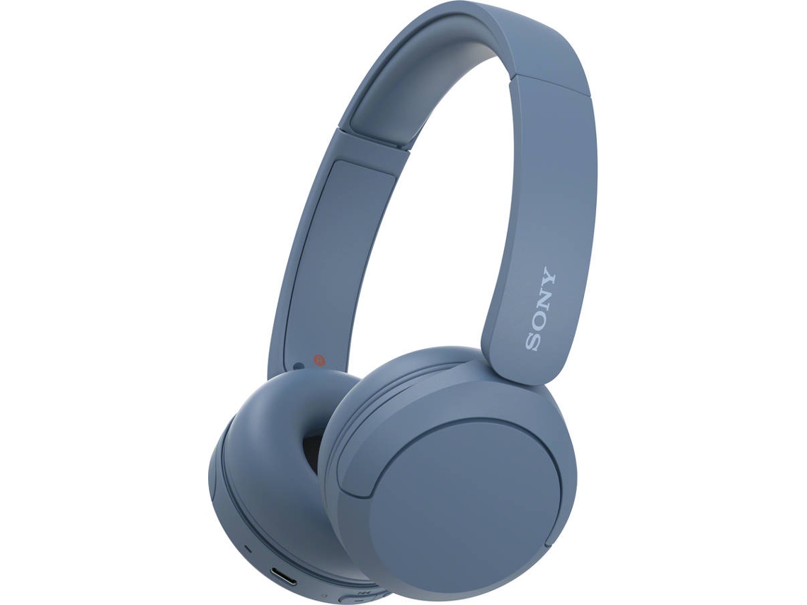 Auriculares Bluetooth SONY WH CH520 (On Ear - Micrófono - Azul)