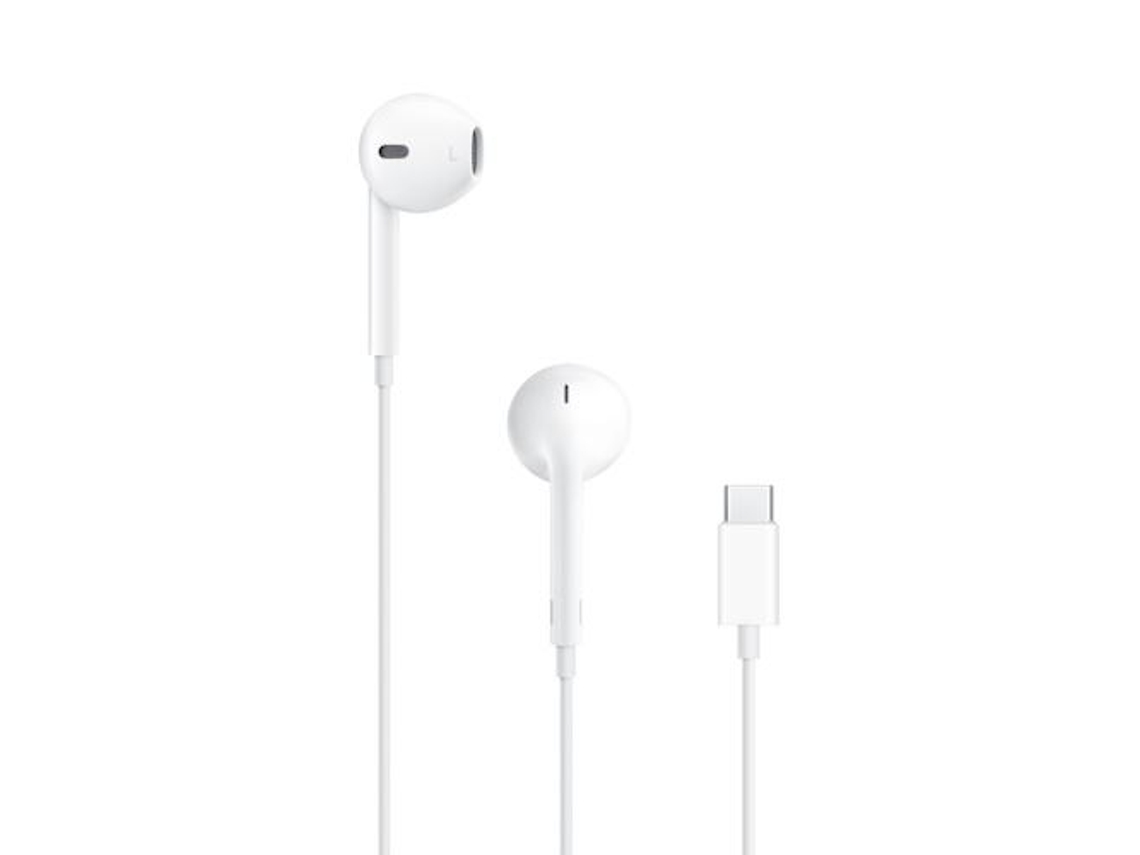 Auriculares APPLE Earpods (USB-C - Micrófono - Blanco) | Worten