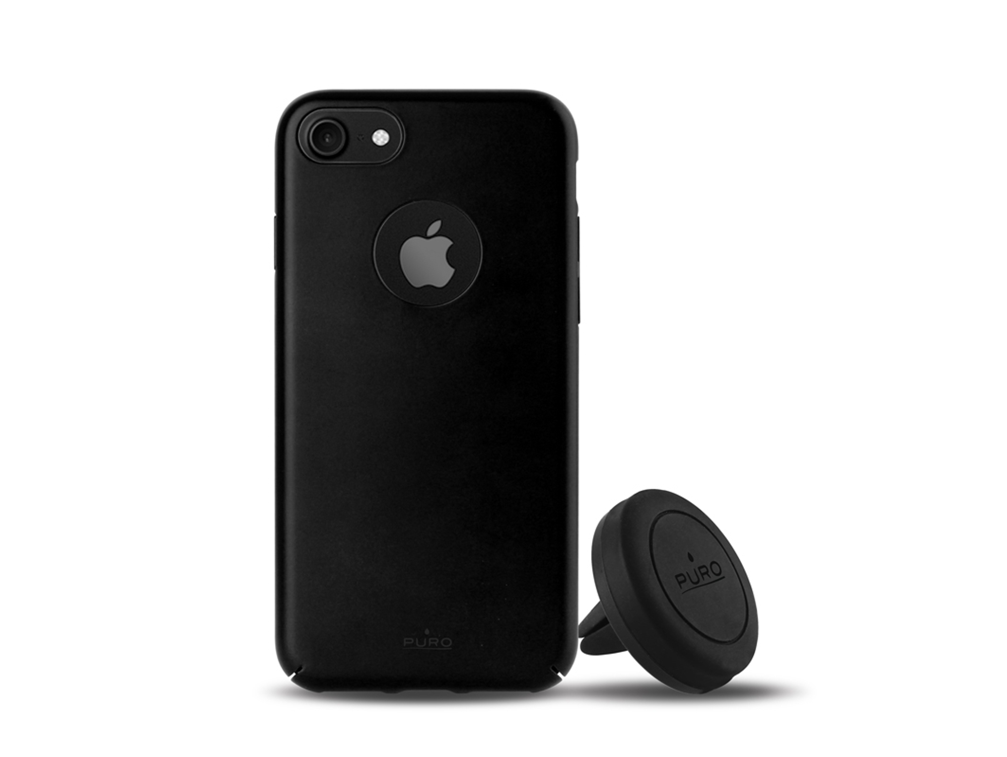 Carcasa iPhone 7, 8 PURO Magnet Negro