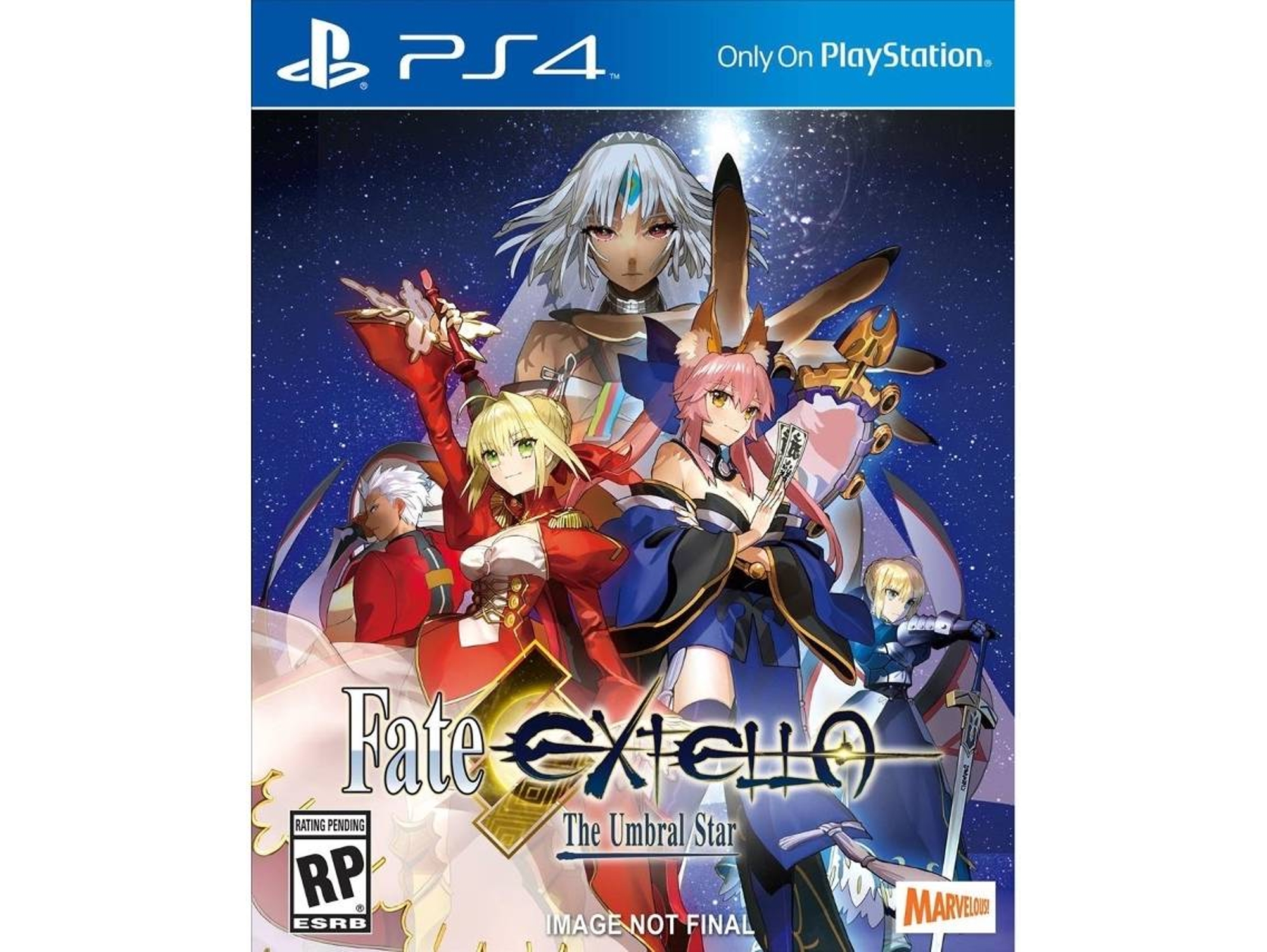 Juego PS4 Fate/Extella: The Umbral Star