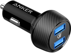 Cargador de coche ANKER PowerDrive (2 USB - Negro)