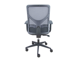 Silla de Escritorio Operativa PIQUERAS Y CRESPO Motilla Negro (Brazos ajustables - Malla y Tejido)