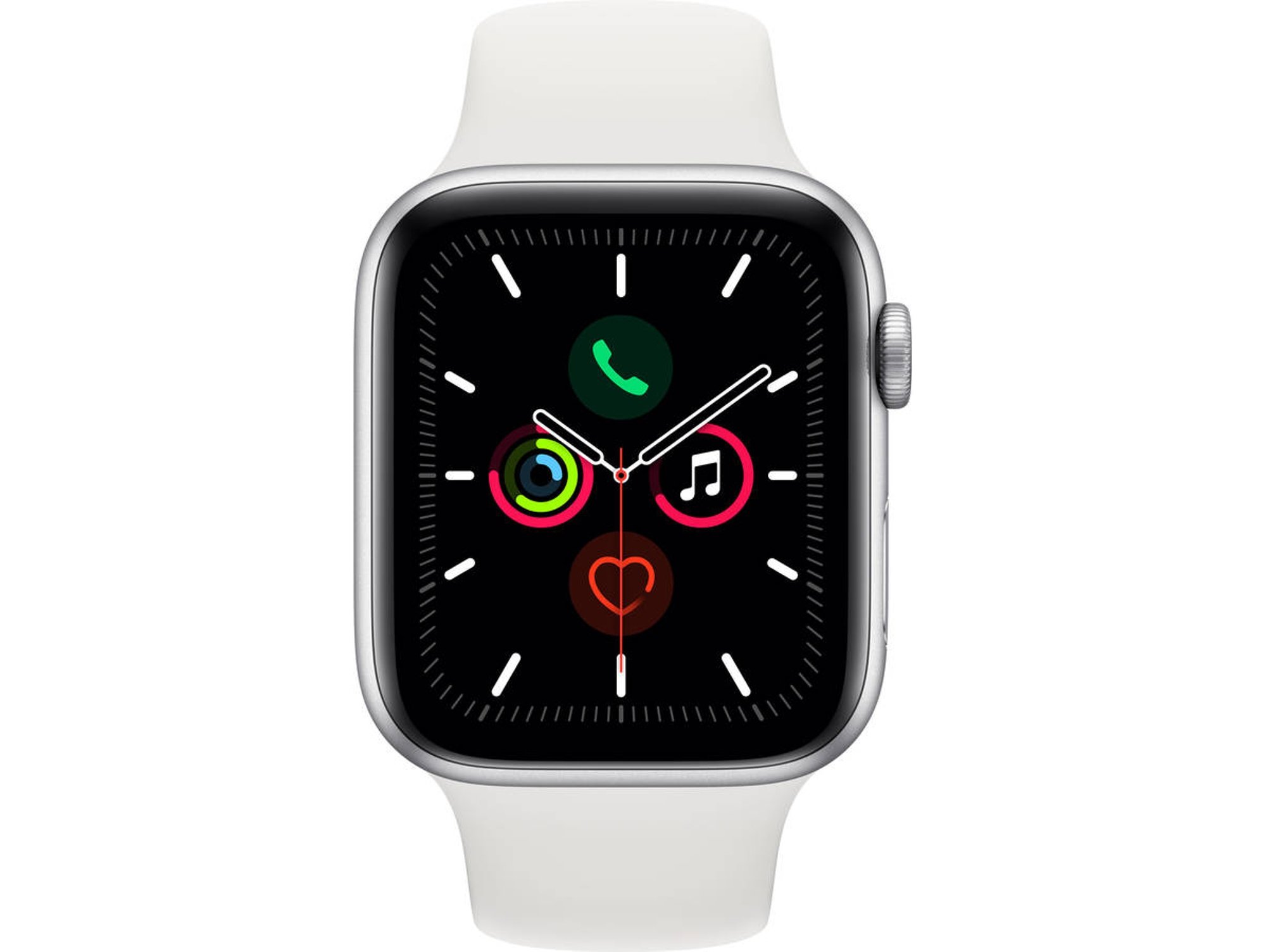 APPLE Watch Series 5 GPS Cellular Sport band 44 mm Aluminio plata blanco Worten Canarias