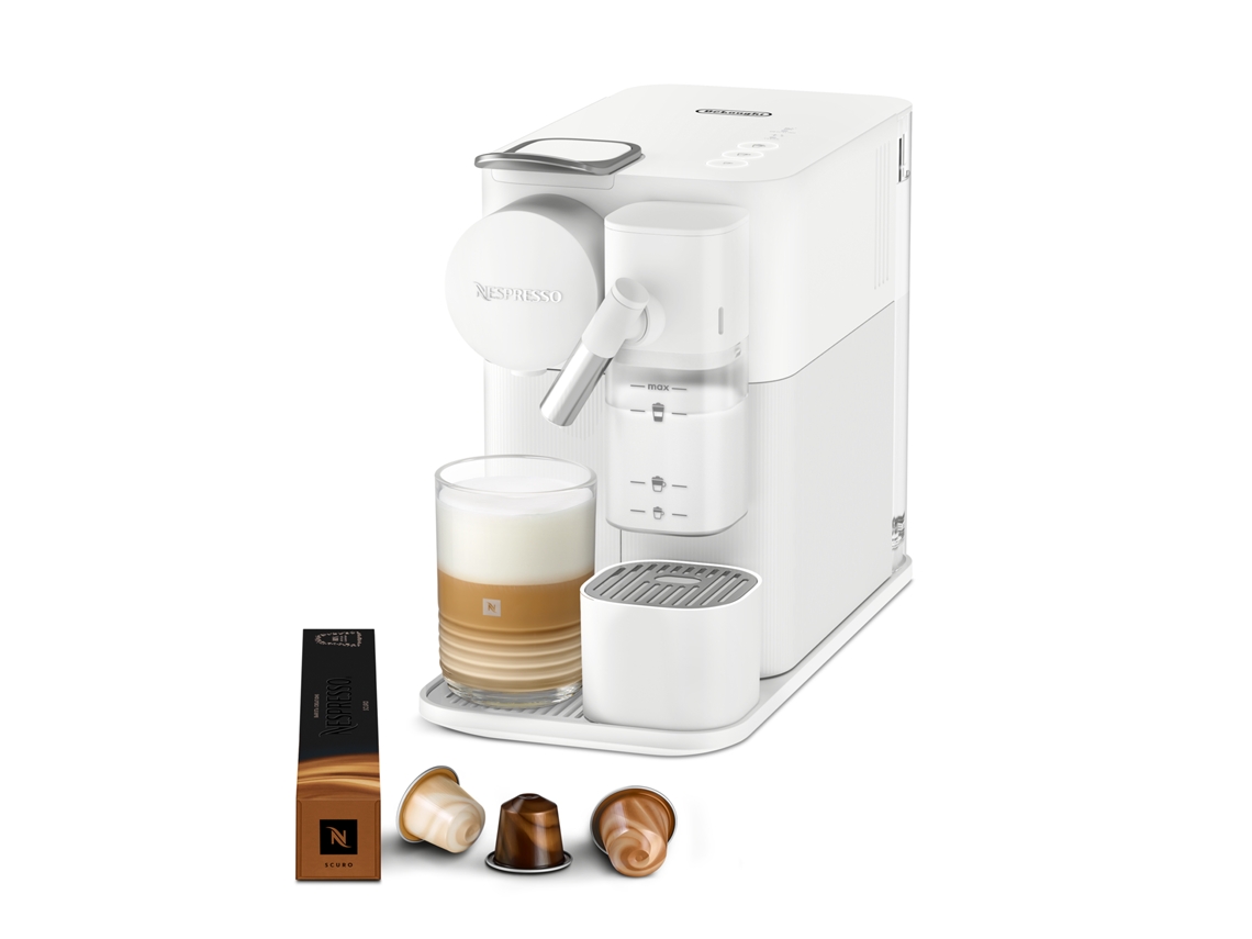 Cafetera de Cápsulas NESPRESSO Lattissima One Evo EN510.W Blanco